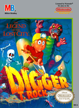 Digger T. Rock - The Legend of the Lost City (Europe) box art